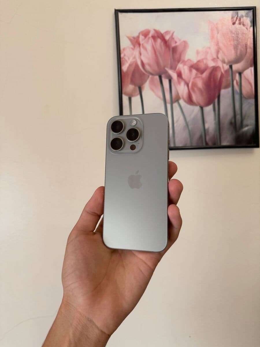 iPhone 15 Pro 128 Go occasion au Maroc — photo réelle